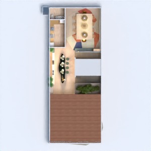 floorplans maison meubles décoration eclairage salle à manger 3d