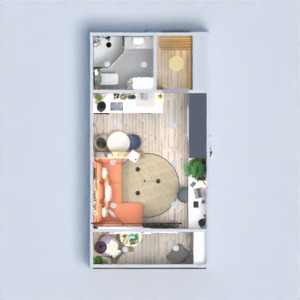 floorplans apartment furniture decor kitchen 3d