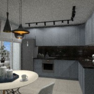 floorplans apartment furniture decor kitchen lighting dining room 3d