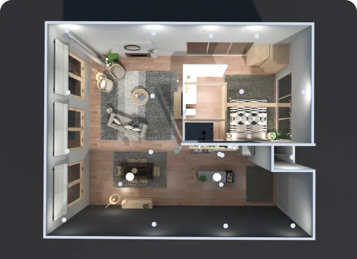 Plan de maison 3D dans Planner 5D